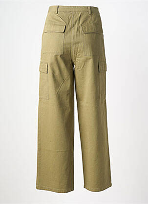 Pantalon cargo coupe droite vert LA PETITE ETOILE femme