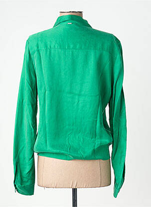 Chemisier manches longues manches longues vert IKKS femme
