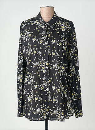 Chemisier imprimé fantaisie manches longues noir SCOTCH & SODA femme