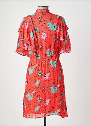 Robe mi-longue manches 3/4 manches 3/4 rouge POM AMSTERDAM femme