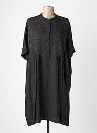 Robe courte manches courtes manches courtes noir SELECTED femme