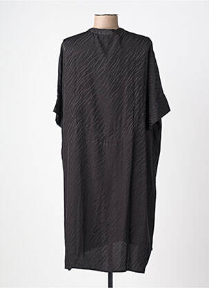 Robe courte coupe fluide manches courtes noir SELECTED femme