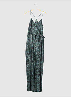 Combi-pantalon coupe fluide fines bretelles vert SCOTCH & SODA femme