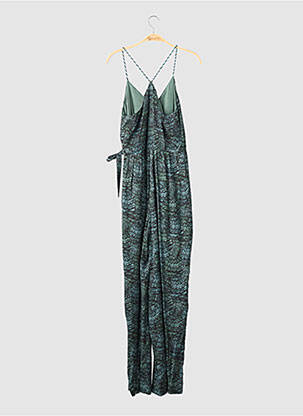 Combi-pantalon coupe fluide fines bretelles vert SCOTCH & SODA femme