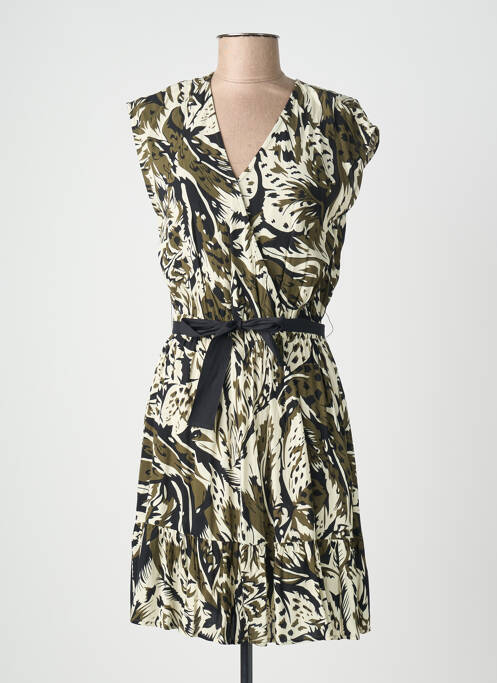 Robe courte sans manche sans manche vert LE TEMPS DES CERISES femme