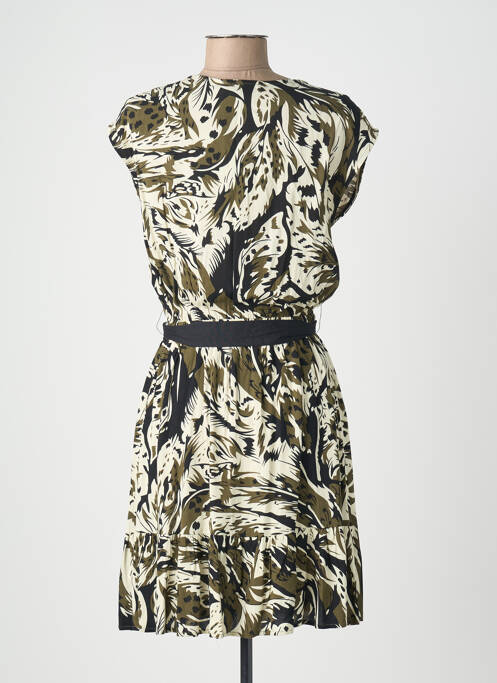 Robe courte sans manche sans manche vert LE TEMPS DES CERISES femme