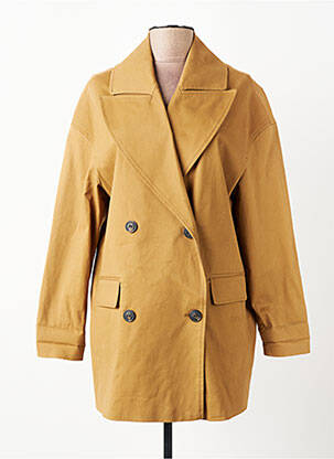 Trench finition intérieure doublée sans capuche marron SCHOOL RAG femme