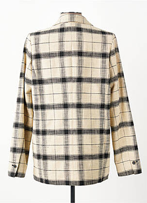 Blazer coupe cintrée beige SELECTED femme