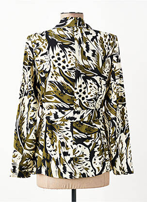 Veste casual finition intérieure doublée vert LE TEMPS DES CERISES femme