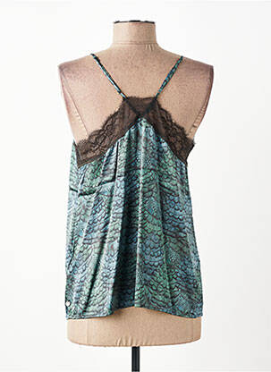 Top stretch fines bretelles bleu SCOTCH & SODA femme