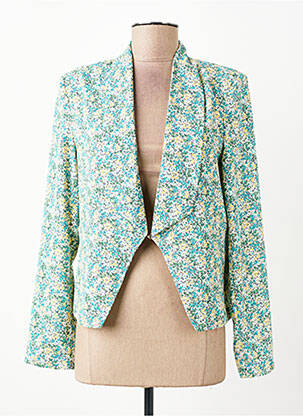 Veste casual coupe cintrée vert LE TEMPS DES CERISES femme