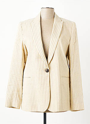Blazer coupe cintrée beige MKT STUDIO femme
