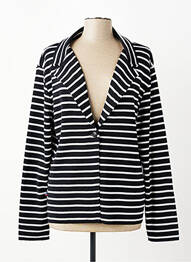 Gilet manches longues coupe cintrée noir BREIZH ANGEL femme