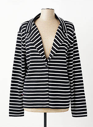 Gilet manches longues coupe cintrée noir BREIZH ANGEL femme