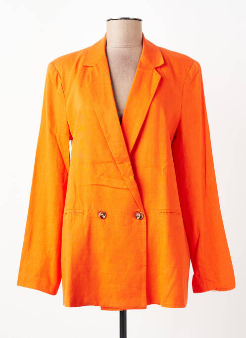 Blazer coupe cintrée orange LA PETITE ETOILE femme
