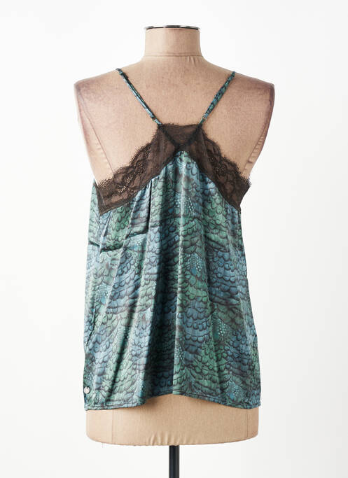 Top imprimé fantaisie fines bretelles bleu SCOTCH & SODA femme