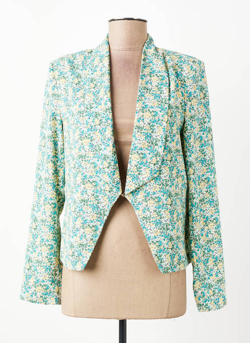 Veste casual coupe cintrée vert LE TEMPS DES CERISES femme