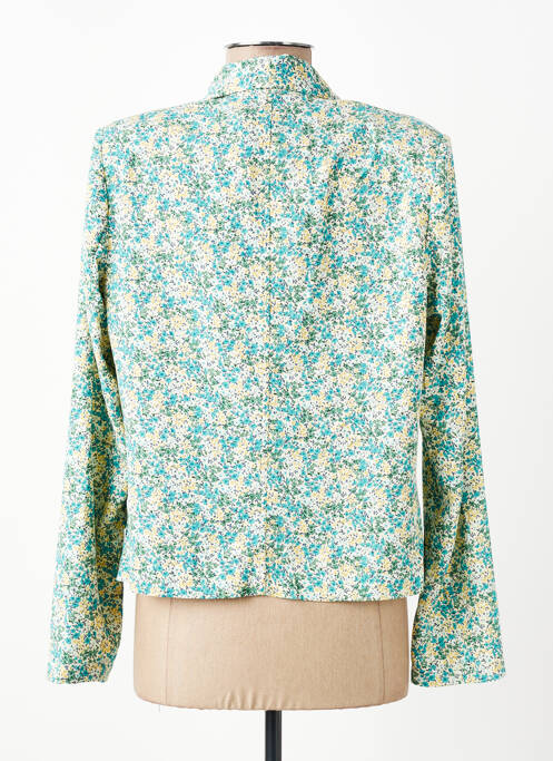 Veste casual coupe cintrée vert LE TEMPS DES CERISES femme