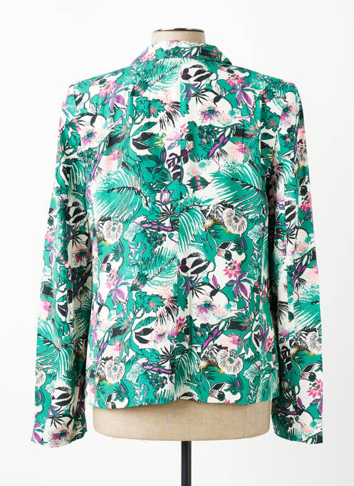 Blazer coupe cintrée vert IKKS femme