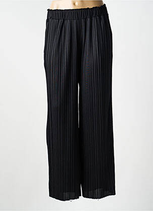 Pantalon large coupe fluide taille normale noir IKKS femme