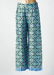 Pantalon large coupe fluide taille normale vert LA PETITE ETOILE femme