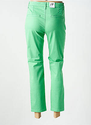 Pantalon chino stretch taille normale vert SELECTED femme