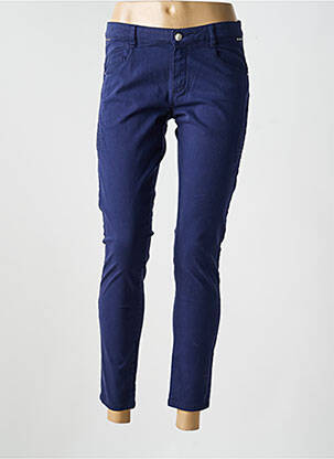 Jeans coupe slim taille basse taille basse bleu ONE STEP femme