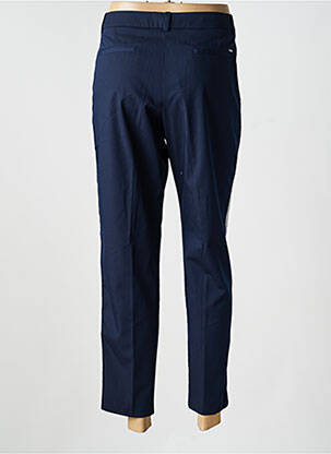 Pantalon chino broderie galons latéraux taille normale bleu IKKS femme