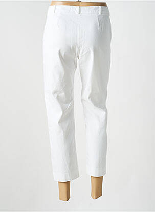 Pantalon chino tissage popeline taille normale beige IKKS femme