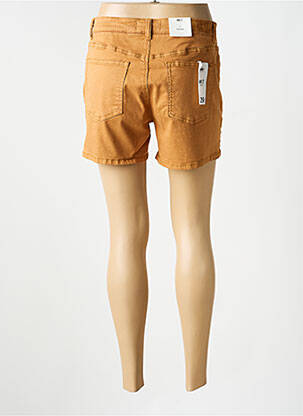 Short fermeture zippée sous rabat boutonné taille normale jaune MKT STUDIO femme