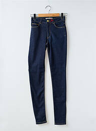 Jeans skinny tissage brut taille haute bleu I.CODE (By IKKS) femme
