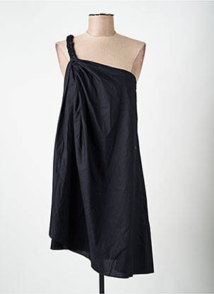 Robe courte fines bretelles noir SELECTED femme