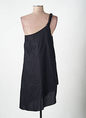 Robe courte fines bretelles noir SELECTED femme