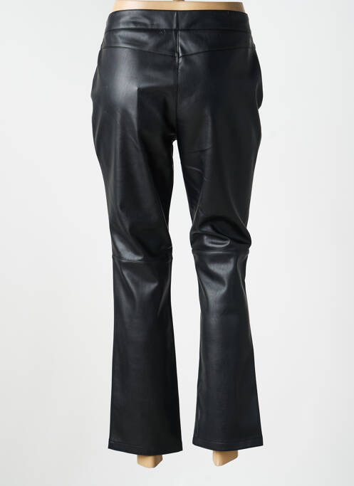 Pantalon 7/8 taille à pinces taille normale noir MKT STUDIO femme