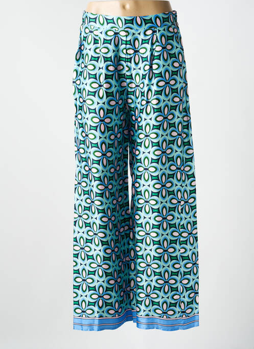 Pantalon large coupe fluide taille normale vert LA PETITE ETOILE femme