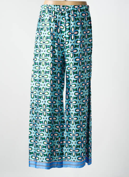 Pantalon large coupe fluide taille normale vert LA PETITE ETOILE femme