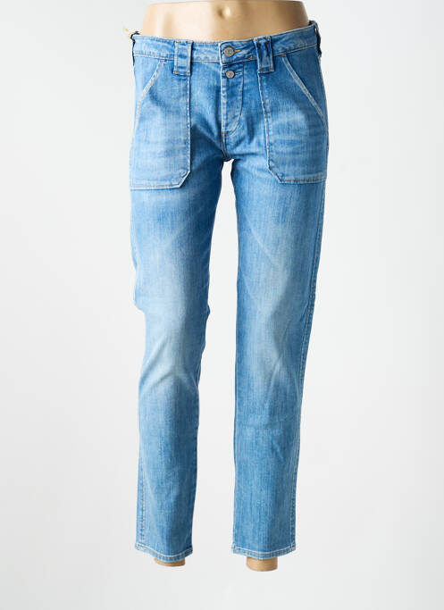 Jeans coupe slim stretch taille normale bleu LE TEMPS DES CERISES femme