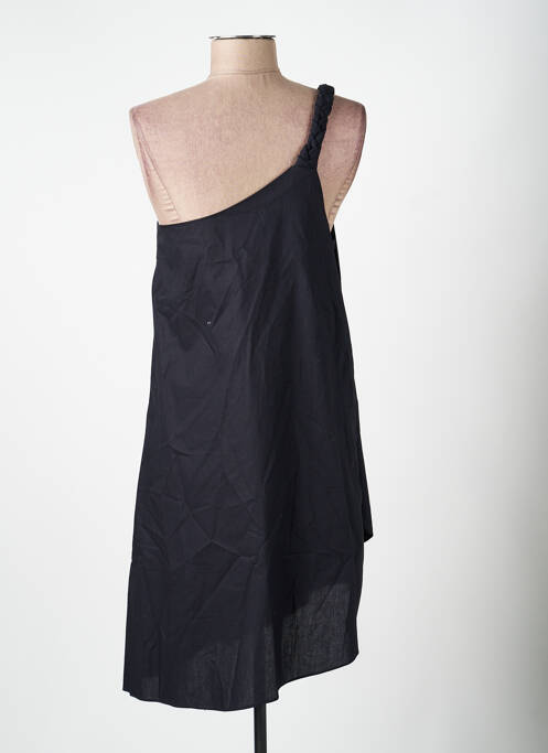 Robe courte fines bretelles noir SELECTED femme