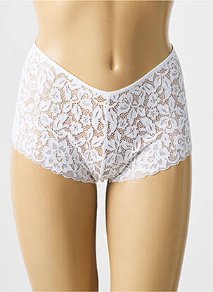 Shorty tissage dentelle blanc CALIDA femme