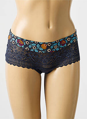 Shorty stretch bleu EMPREINTE femme