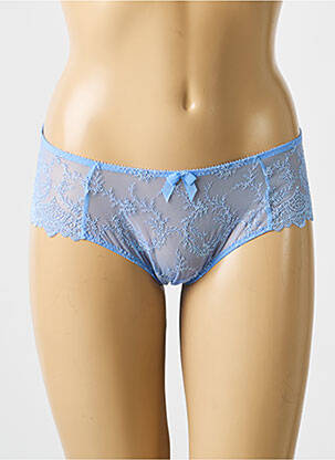 Shorty broderie bleu EMPREINTE femme