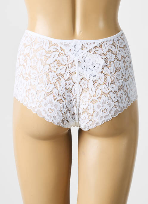 Shorty tissage dentelle blanc CALIDA femme