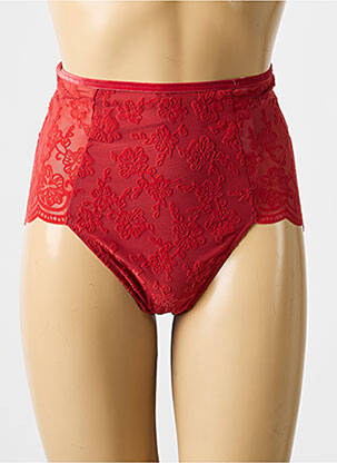 Culotte haute légère et transparente rouge TRIUMPH femme