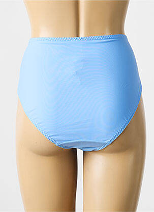Culotte haute légère et transparente bleu EMPREINTE femme
