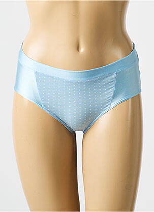 Culotte effet matière satinée bleu CALIDA femme