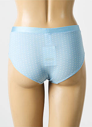 Culotte effet matière satinée bleu CALIDA femme