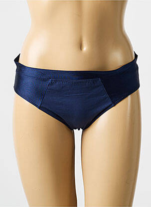 Culotte effet matière satinée bleu CALIDA femme