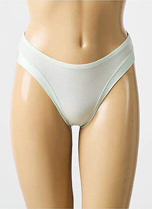 Culotte effet matière satinée vert CALIDA femme