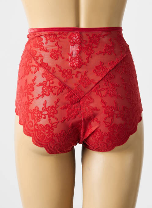 Culotte haute légère et transparente rouge TRIUMPH femme