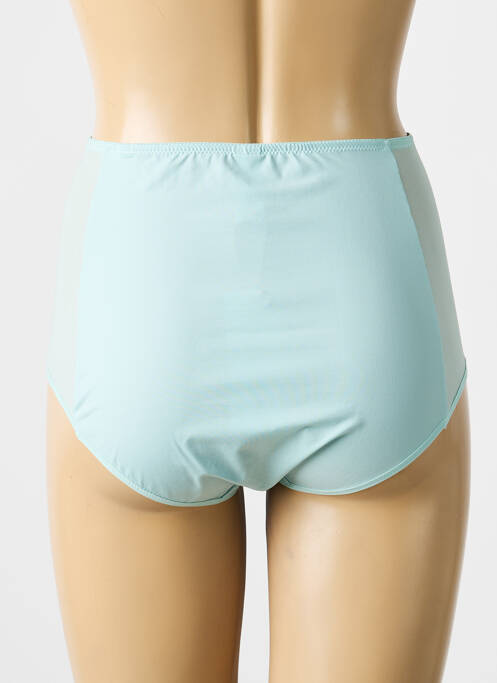 Culotte haute légère et transparente bleu EMPREINTE femme
